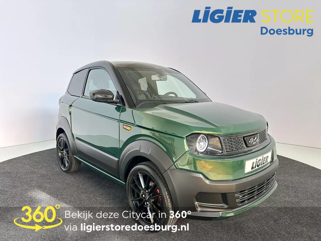 Ligier Myli R.EBEL Edition Design! 12 KWH Vrijheid in fluweelgroen &ndash; elektrisch rijden met karakter!