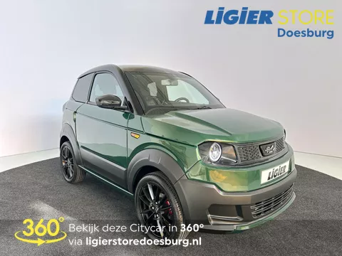 Ligier Myli R.EBEL Edition Design! 12 KWH Vrijheid in fluweelgroen &ndash; elektrisch rijden met karakter!