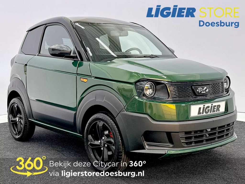 Ligier Myli R.EBEL Edition Design! 12 KWH Vrijheid in fluweelgroen &ndash; elektrisch rijden met karakter!